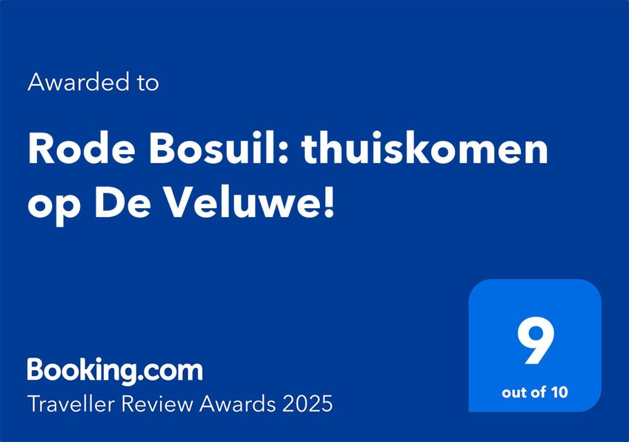 Rode Bosuil: Thuiskomen Op De Veluwe! Otterlo Buitenkant foto